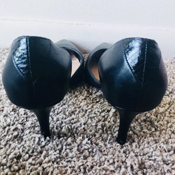 Sam Edelman Black Leather Pumps Size 8M - Picture 4 of 8